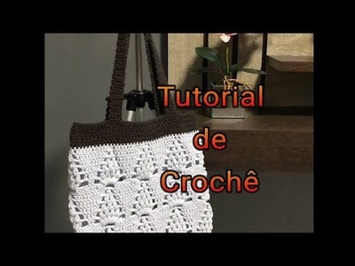 Bolsa de praia de crochê. tutorial Crochet Bag