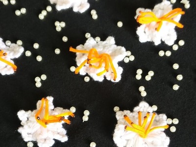 Crochet flower. easy crochet flower tutorial.সহজ নিয়মে কুশিকাটার ফুল