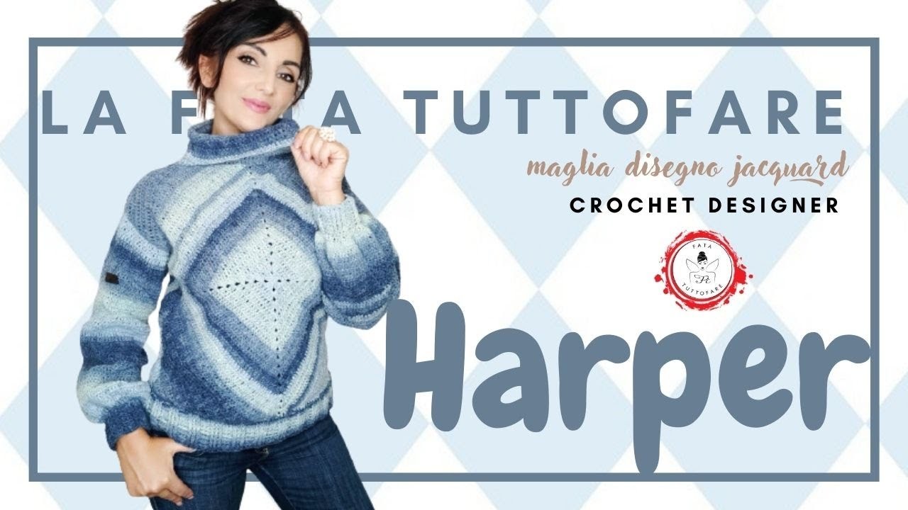 TUTORIAL: Maglione "Harper" tipo jacquard