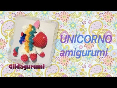Unicorno uncinetto amigurumi free crochet