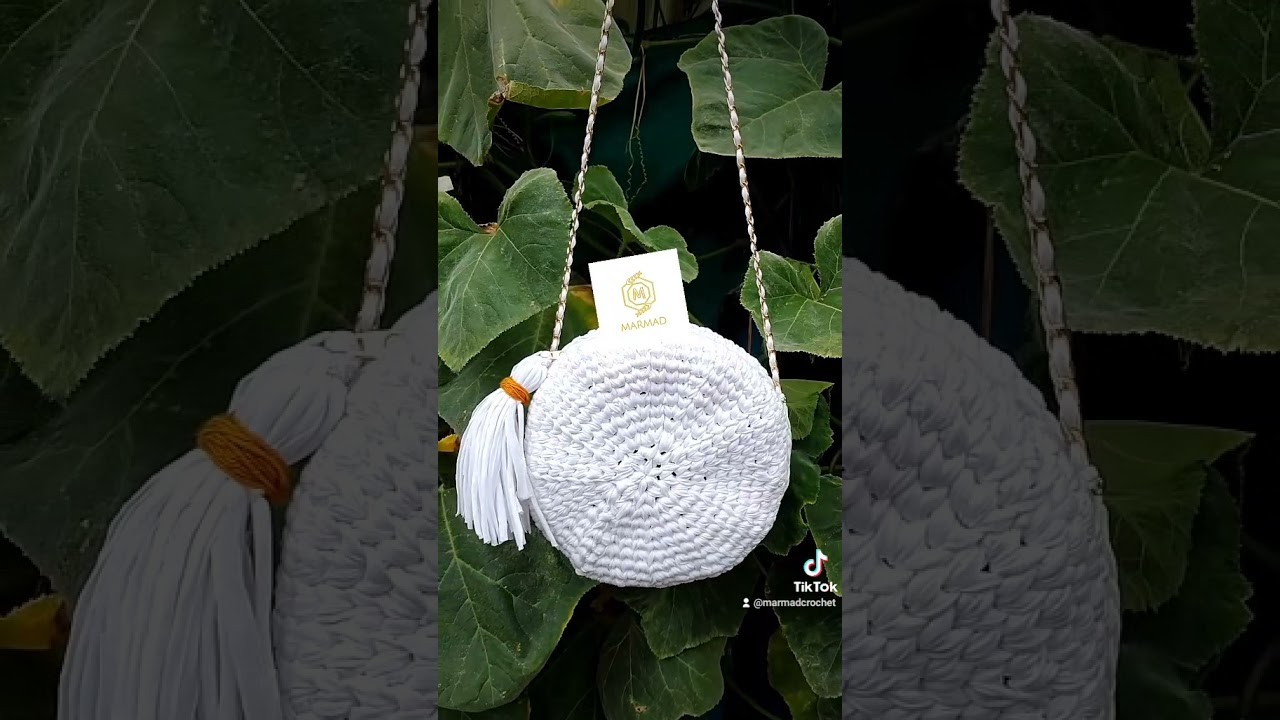 #bolso #macarrons tejido a #crochet por #Marmad.crochet
