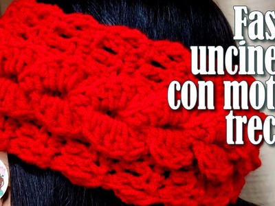 Fascia Uncinetto con Motivo Treccia - Tutorial Uncinetto