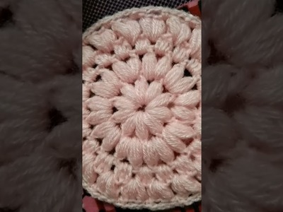 Flower motif. #crochet #häkeln #вязание #yarn #uncinetto #钩针编织 #mandala