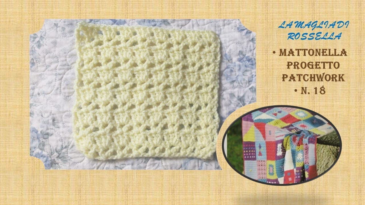 Tutorial Mattonella Progetto Patchwork #18