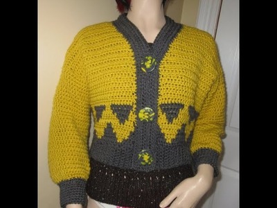 Crochet sueter paso a paso #crochet #crochettutorial  #knitting  #Rubyknitcrochetytejidos