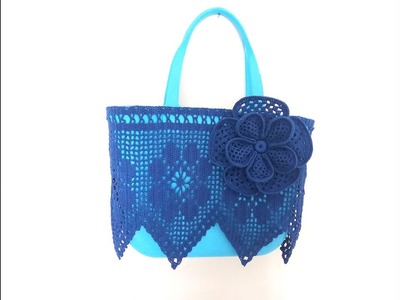 Geantă Aida ( handbag crochet, borsa all'uncinetto, bolsa tejida )
