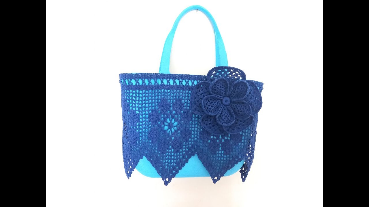 Geantă Aida ( handbag crochet, borsa all'uncinetto, bolsa tejida )