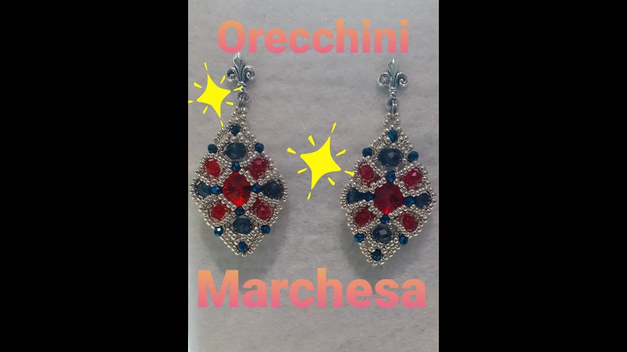 Orecchini Marchesa: Tutorial semplice ????