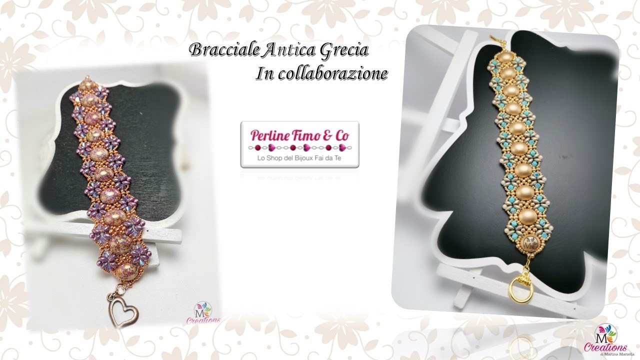 Presentazione bracciale "Antica Grecia" in collaborazione con il sito "Perline Fimo & Co"