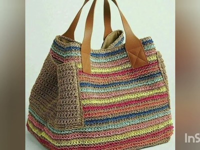 Crochet Tote bag.Market bag