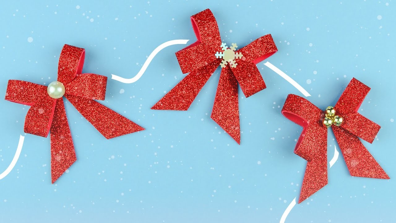 Fiocco in gomma eva fai da te | Lavoretti per Natale | DIY Christmas Crafts