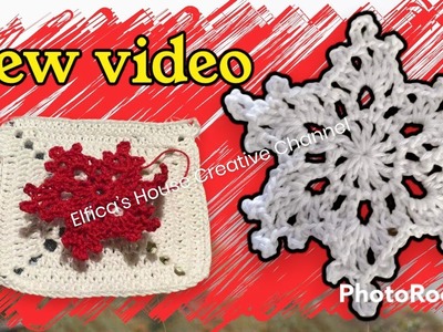 Da fiocco di neve a granny (prima parte) #uncinettofacile #granny #crochet granny fiocco