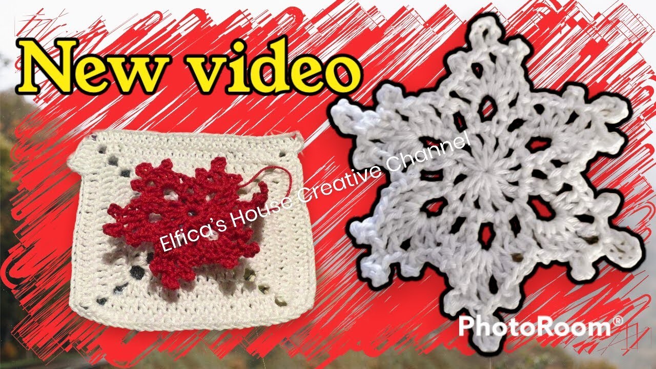 Da fiocco di neve a granny (prima parte) #uncinettofacile #granny #crochet granny fiocco