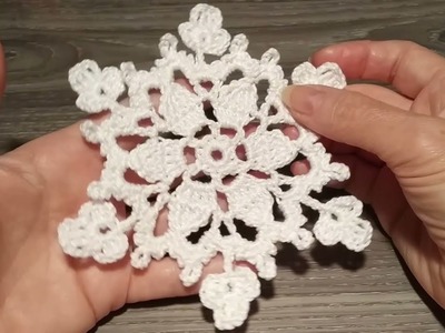 Fiocco di Neve Uncinetto Tutorial Natale ❄ Snowflake Crochet Christmas Copo de Nieve Crochet Navidad