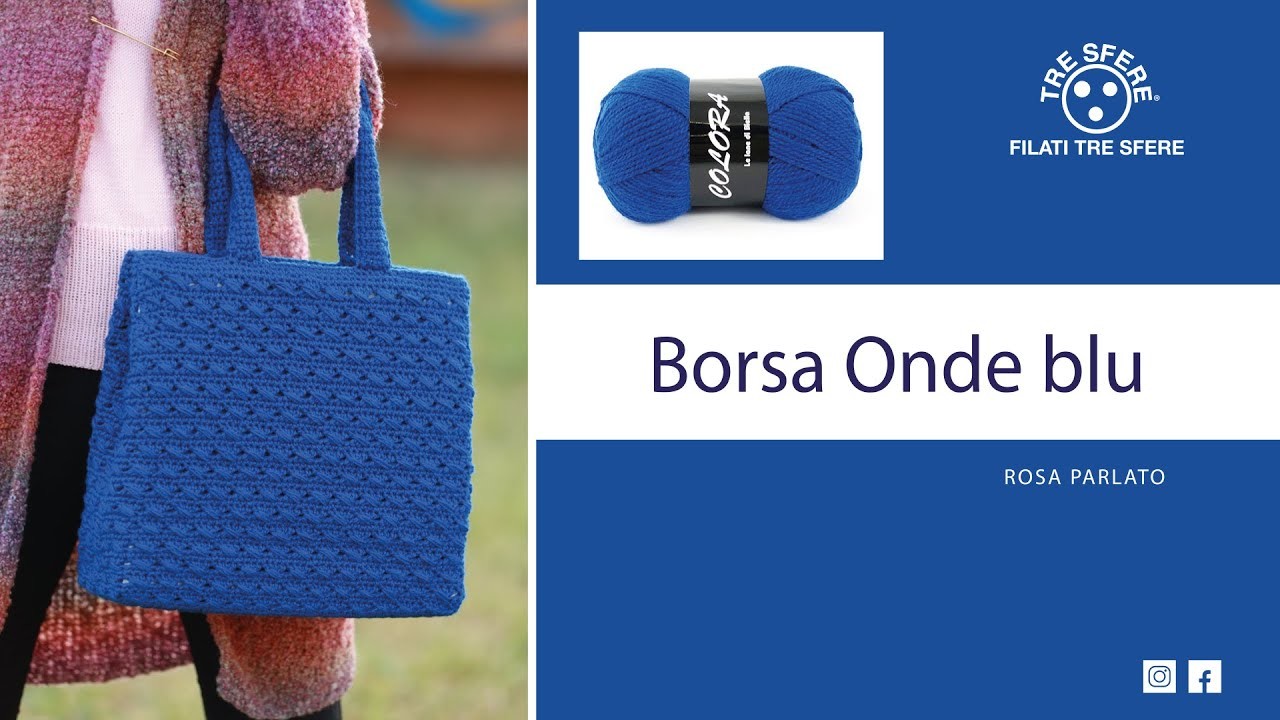 Borsa Onde Blu