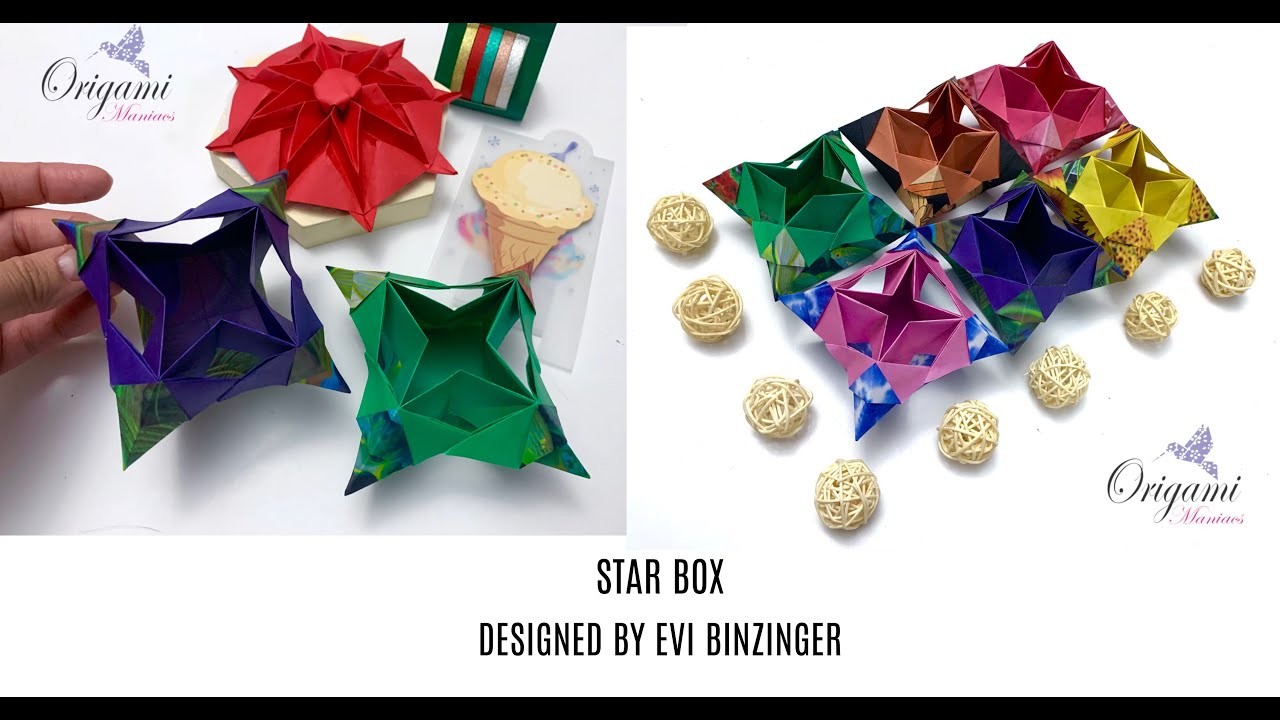 Origami Maniacs 504: Star Box (Evi Binzinger)