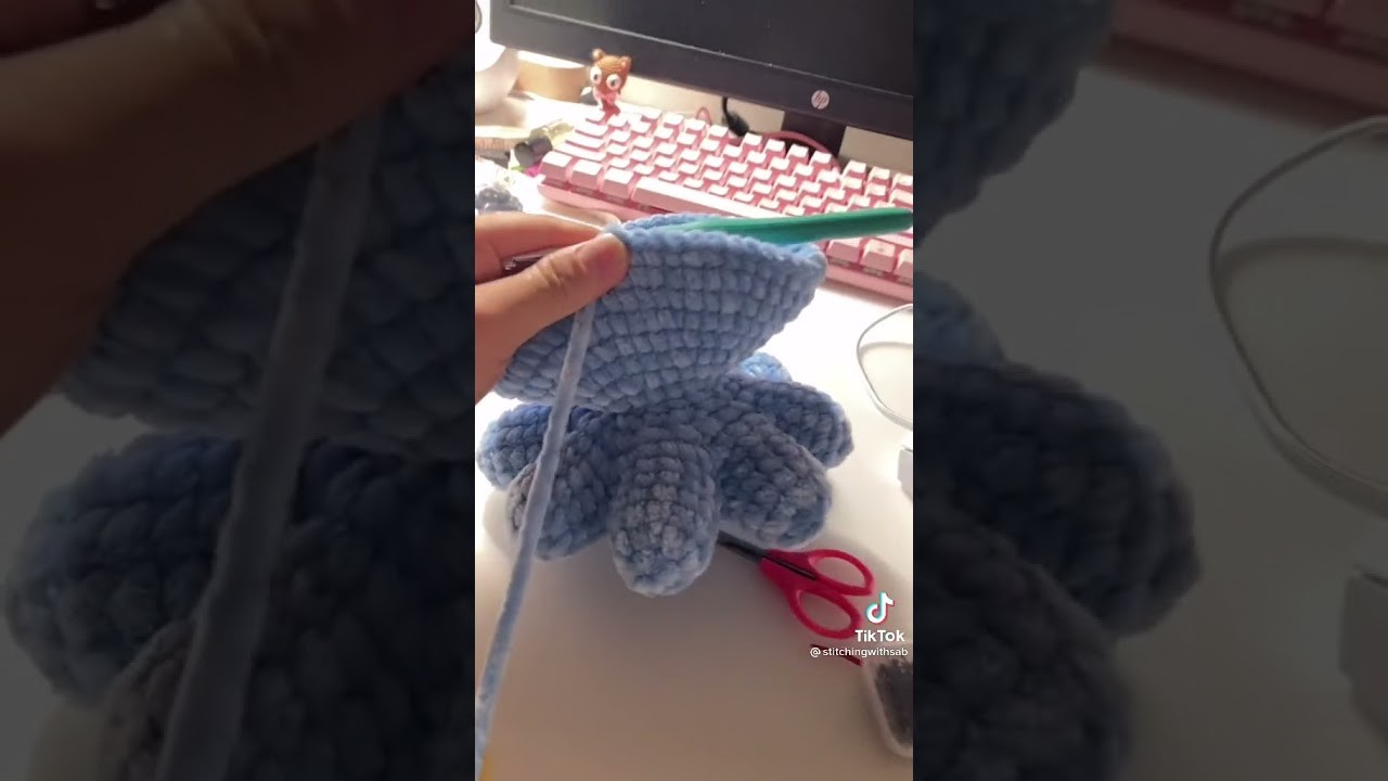 TikTok crochet octopus tutorial#10 #2k #tiktok