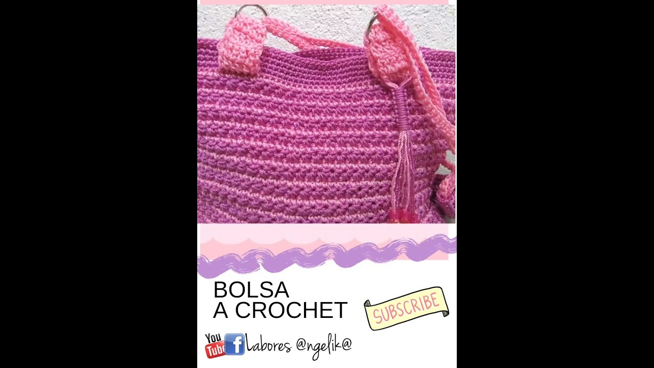 Bolsa a #crochet #reels #tutorial ????  https:.youtu.be.8PHySX7AiOg