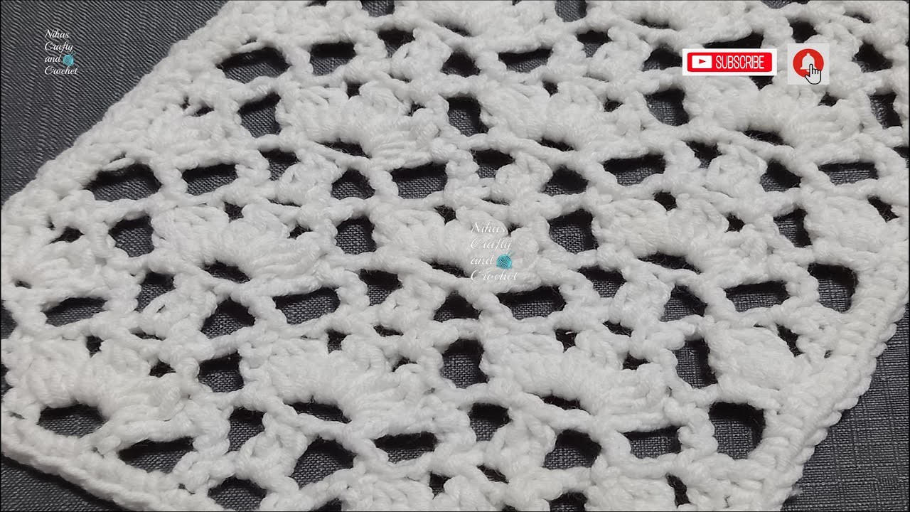 Very Easy Crochet Muffler.Scarf Pattern for Beginners ~ Nihas Crafty and Crochet Pattern #কুশিকাটা