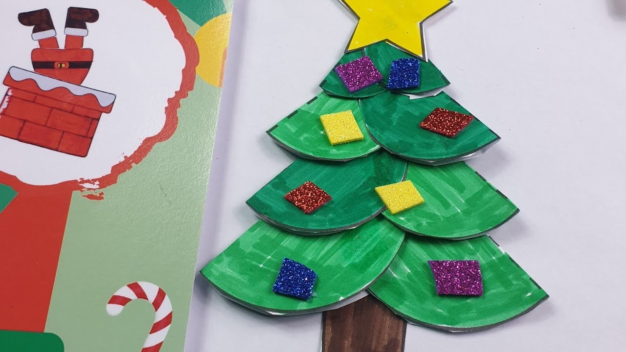 Albero di Natale di carta per bambini