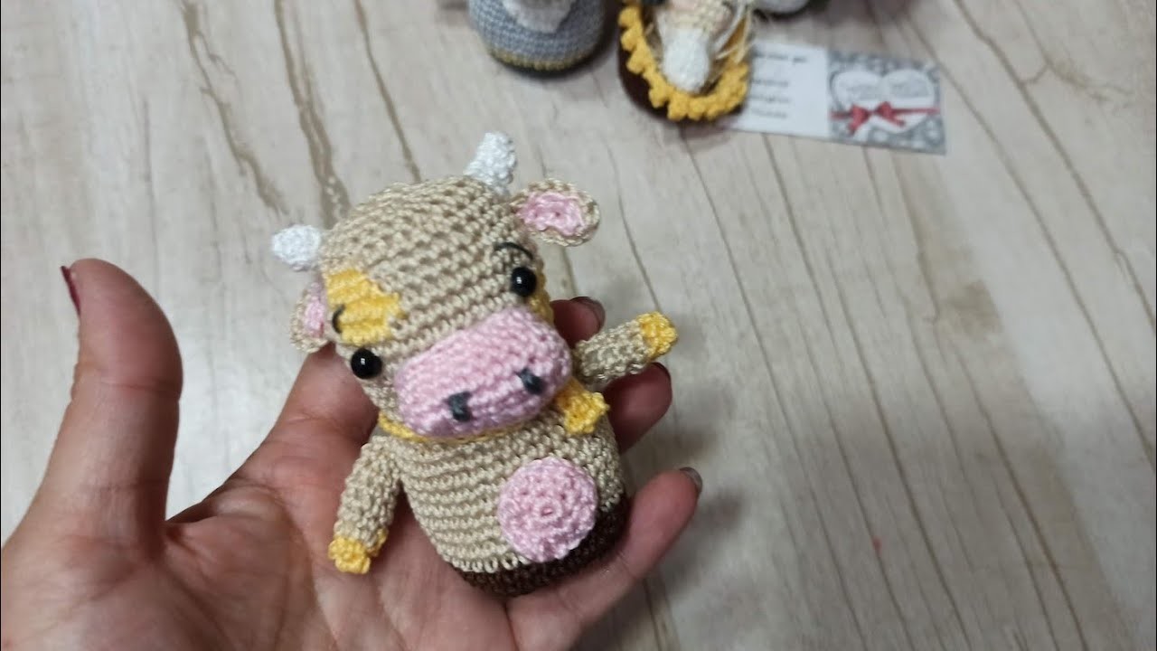 Amigurumi bue presepe uncinetto crochet nativity