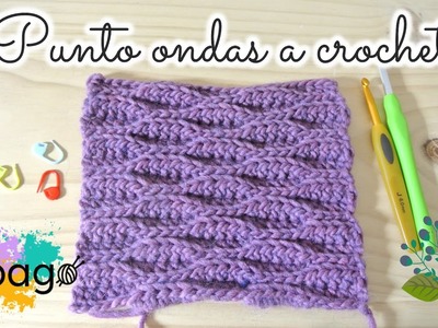 PUNTO ONDAS A CROCHET