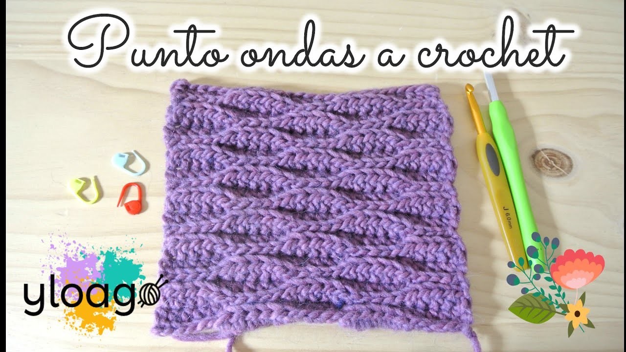 PUNTO ONDAS A CROCHET