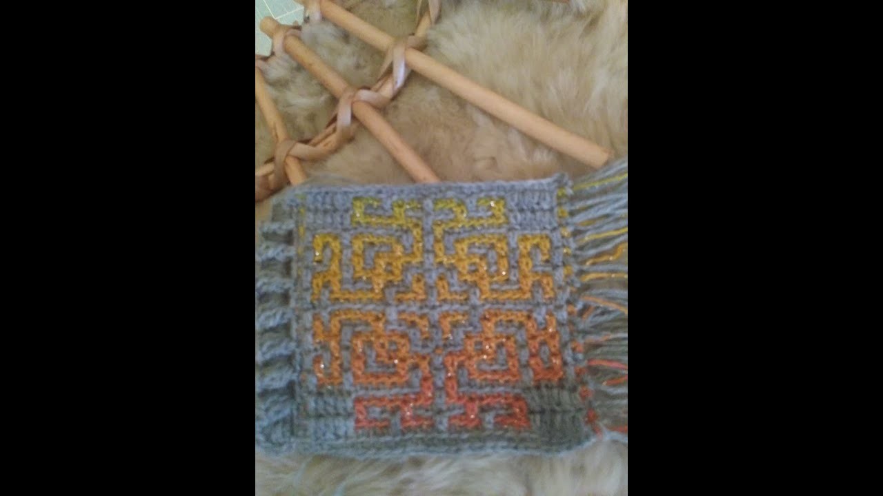 Tutorial  Patrón Mosaico Crochet  parte 2