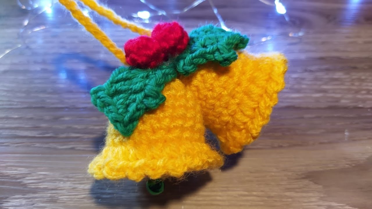 Campane Natalizie Uncinetto Tutorial ???? Crochet Bell Christmas Ornaments ????Campana Navideña Crochet ????