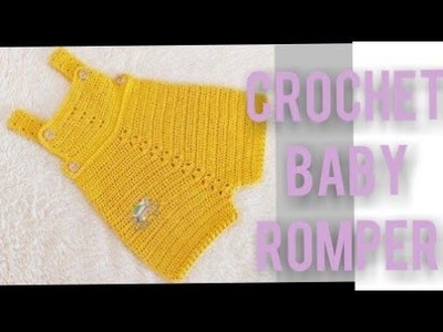 Crochet Baby Romper Design, Crochet Baby New Style Romper