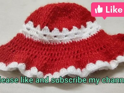 Christmas special cap# baby cap# cap by crochet