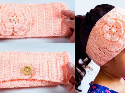????Como Tejer Diadema (PASO A PASO) crochet headband | VINCHA - TURBANTE - TIARA❣ crochet ganchillo????