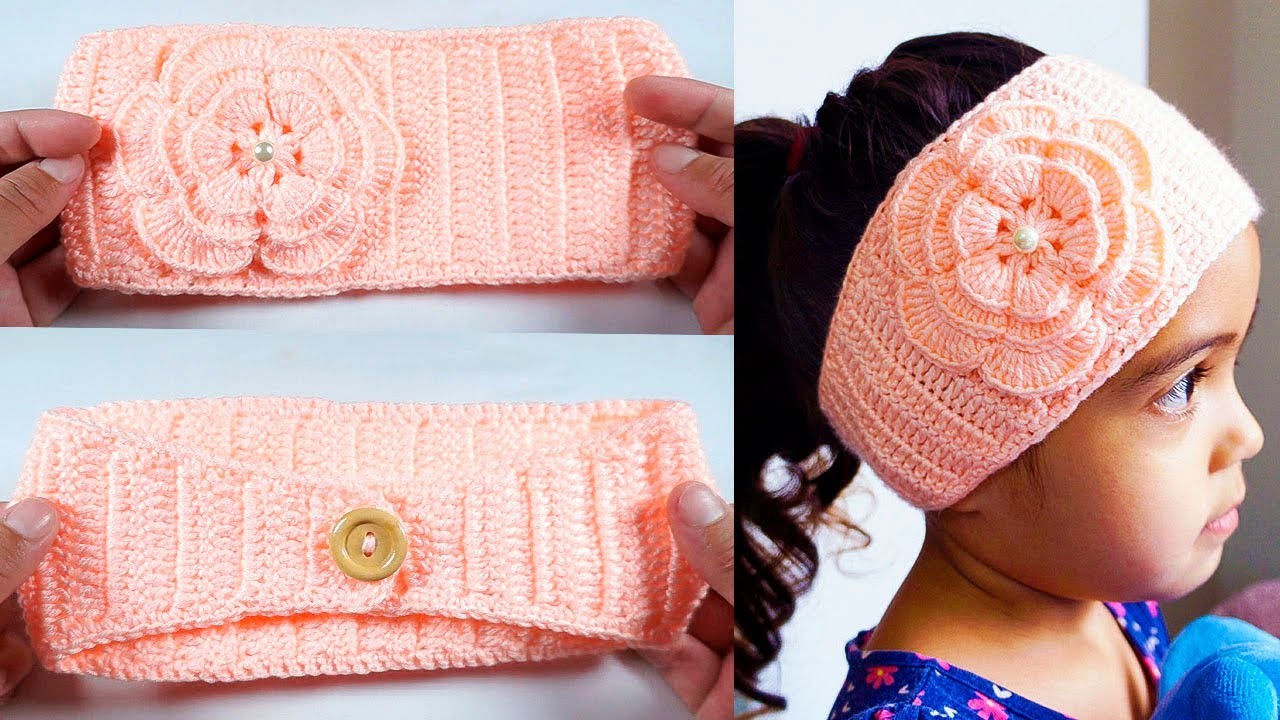 ????Como Tejer Diadema (PASO A PASO) crochet headband | VINCHA - TURBANTE - TIARA❣ crochet ganchillo????