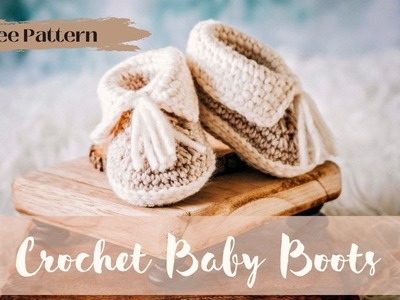 Cute Crochet Baby Boots Free Pattern