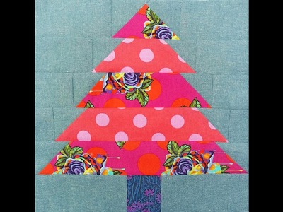 Tutorial albero di Natale patchwork