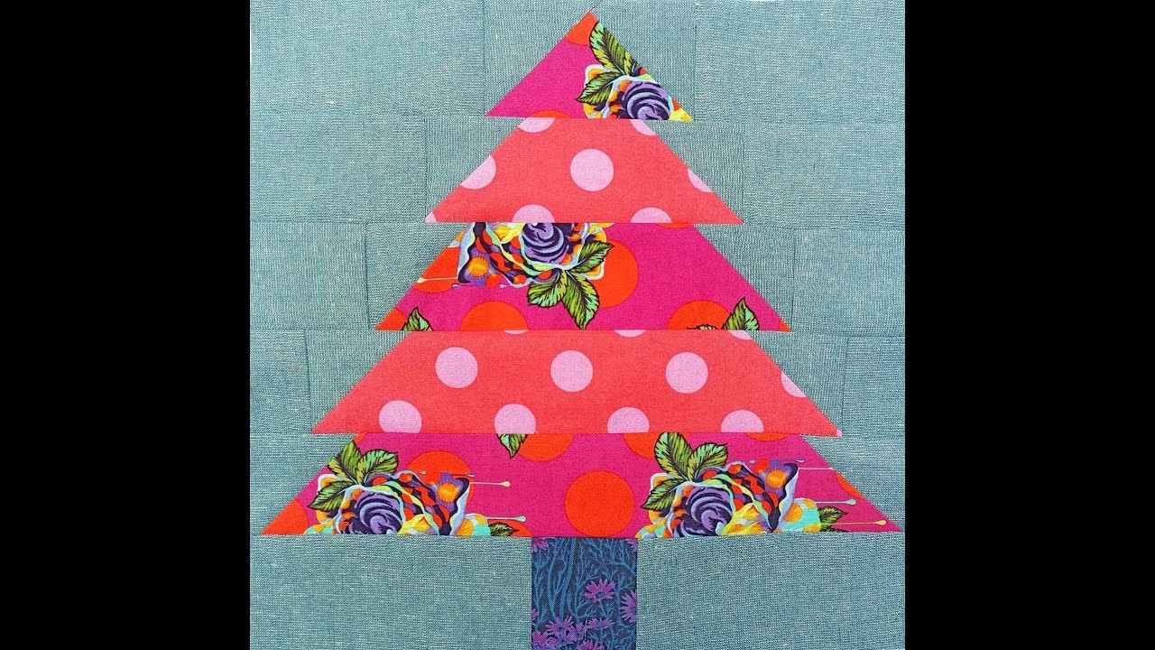 Tutorial albero di Natale patchwork