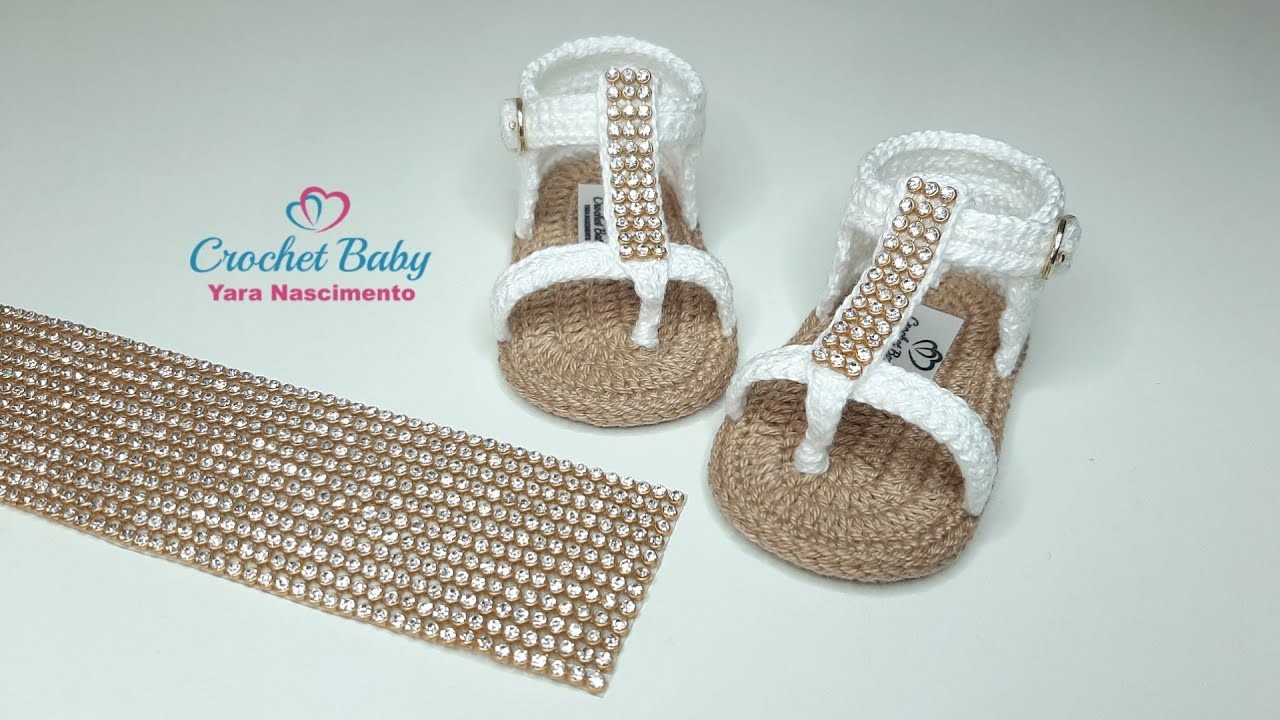Como colar a Manta de Strass - Crochet Baby Yara Nascimento