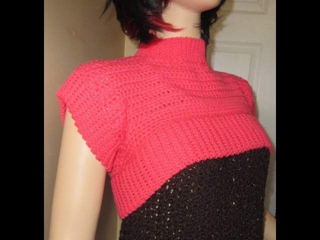 Crochet bolero step by step #crochet #crochettutorial #knitting #dosagujas  #Rubyknitcrochetytejidos