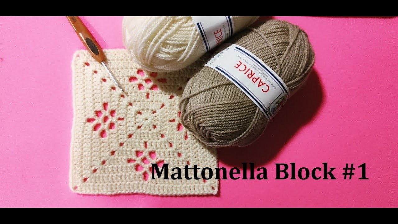 Mattonella block #1 tutorial italiano granny