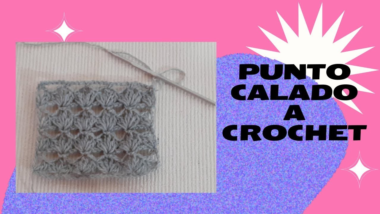 ✨ PUNTO CALADO A CROCHET ✨