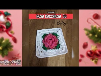 Tutorial #40 MATTONELLA - Rosa racchiusa 3D