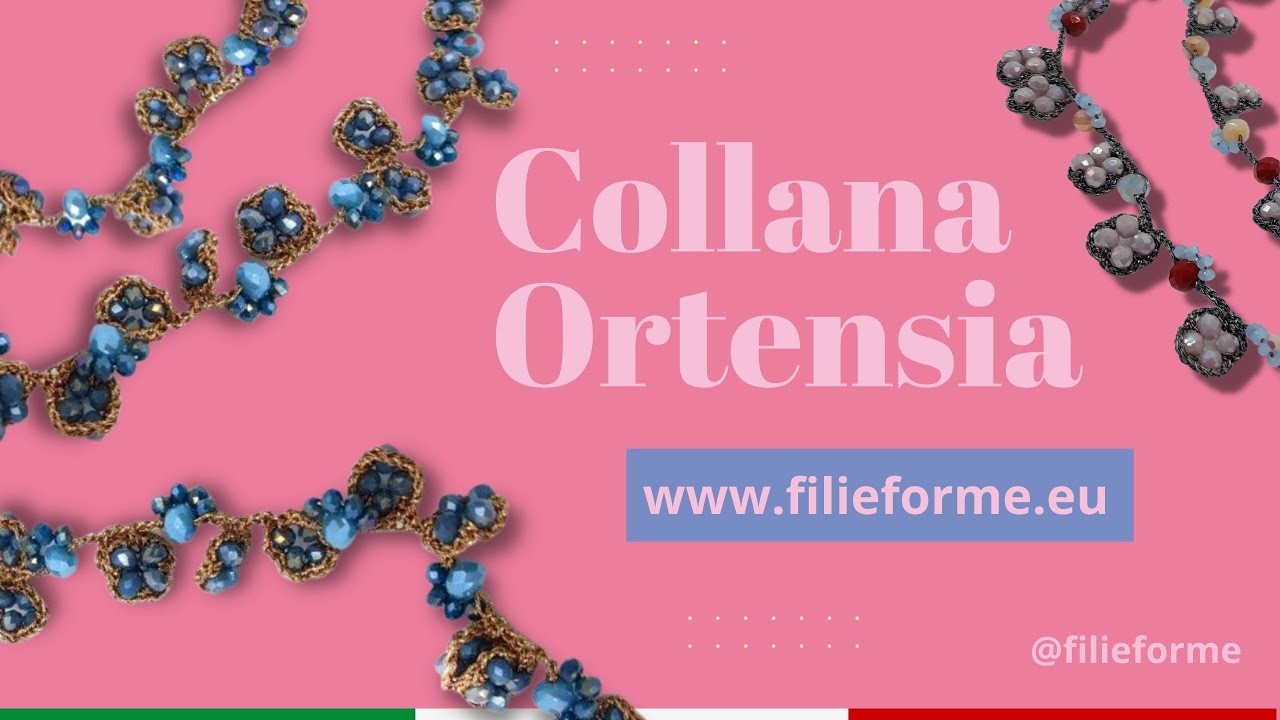 TUTORIAL |  Collana Ortensia di Fili e Forme