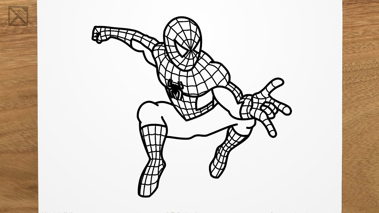 Come disegnare SPIDER-MAN (Uomo Ragno)