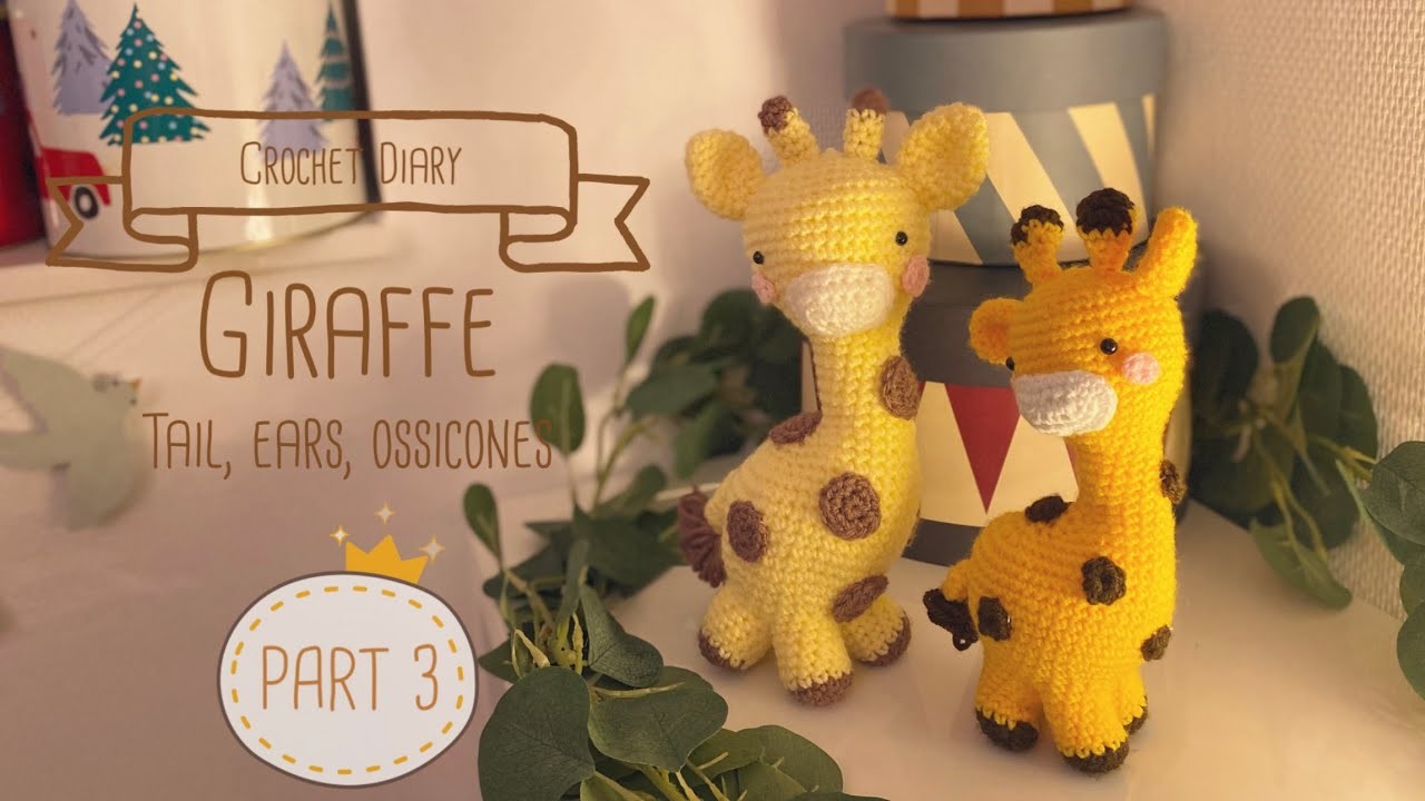 Part 3 [ENG.KOR] Cutie Pie Giraffe. 귀요미 기린만들기. Giraffe Häkeln