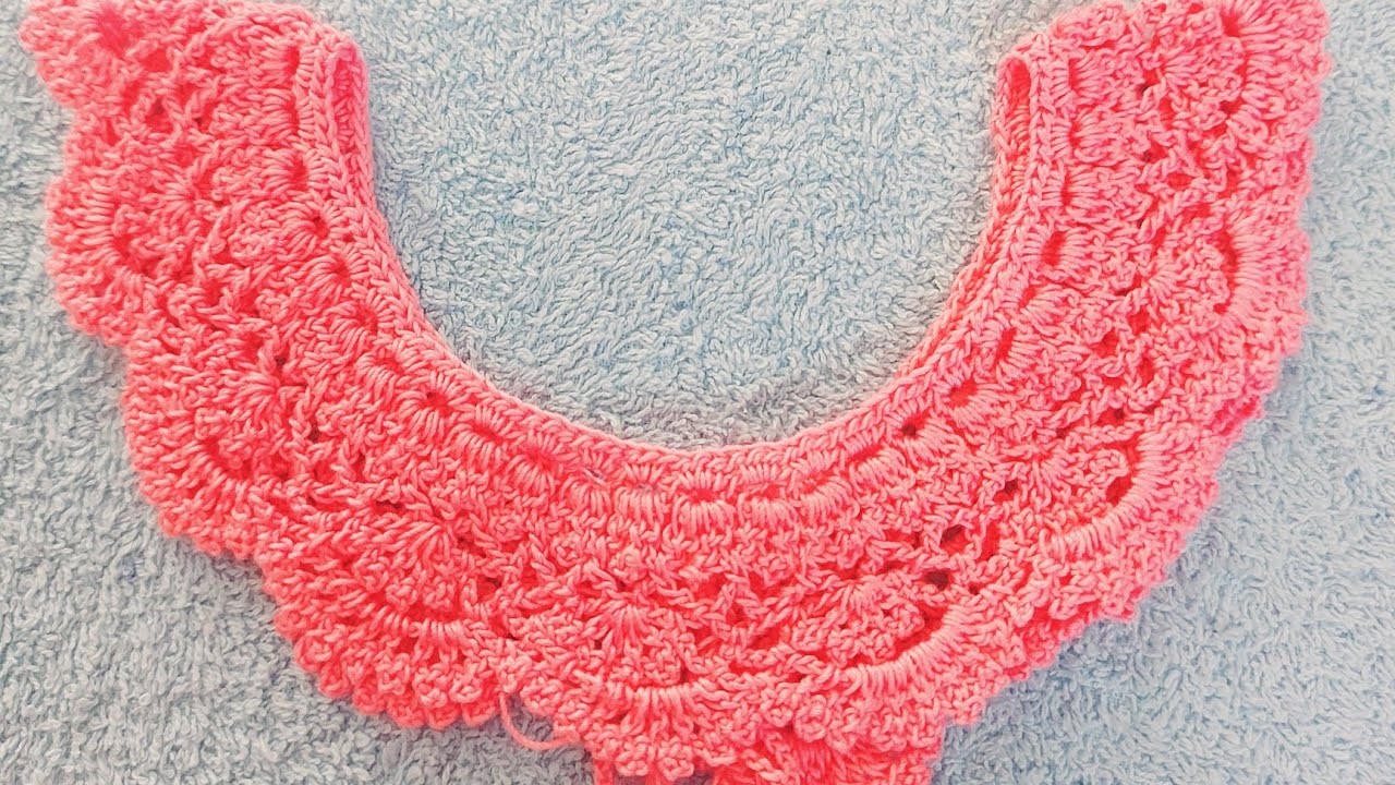 7.Crochet neck design tutorial#crochet #কুশিকাটা #কুশিকাটারকাজ #crochettutorial #crpchetneck #neck