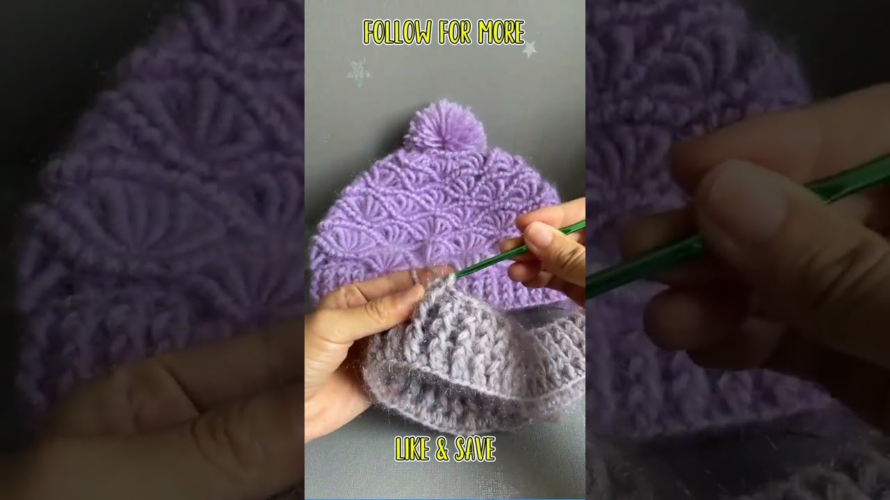 Crochet cap tutorial #babycap #trend #crochet