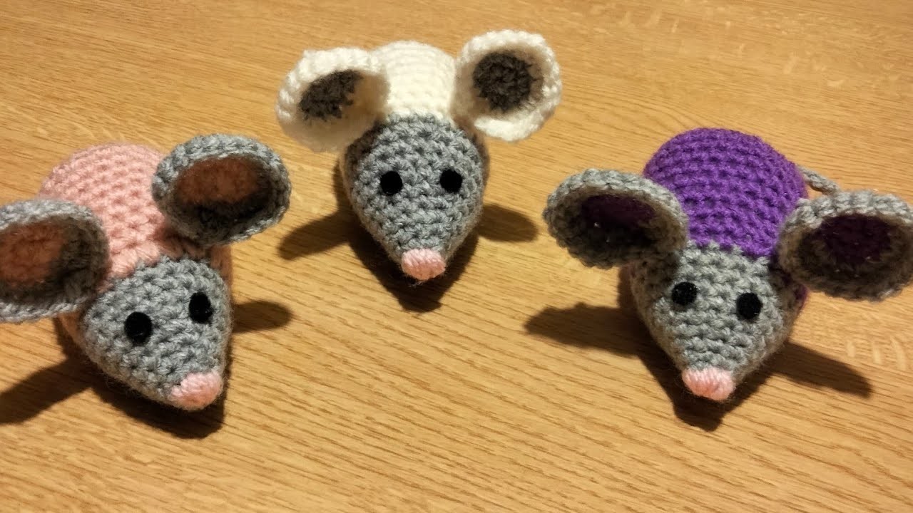 Maus häkeln. .mouse crochet