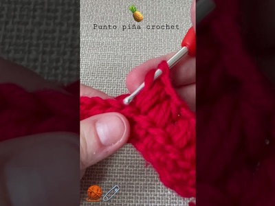 Punto piña  crochet????