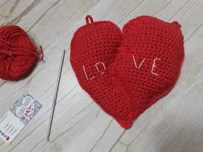 Uncinetto cuore puzzle crochet heart San Valentino