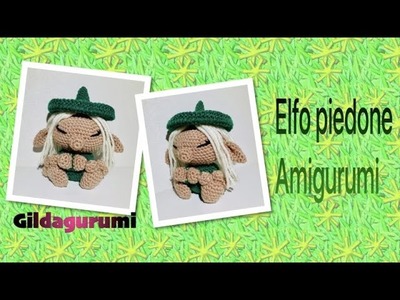Elfo piedone amigurumi, free pattern crochet
